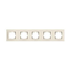 Рамка на 5 постов Mono Electric Larissa слоновая кость 103-010100-164