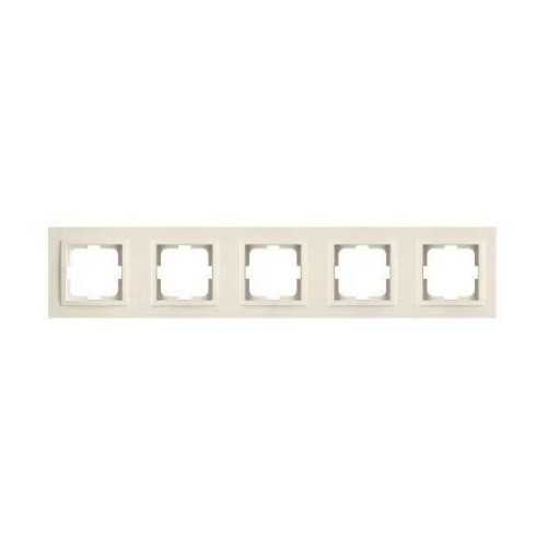 Рамка на 5 постов Mono Electric Larissa слоновая кость 103-010100-164
