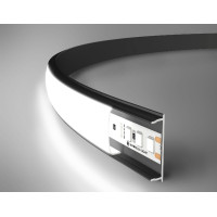 Алюминиевый накладной профиль Ambrella Light Alum Profile GP1600BK
