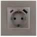 Розетка со шторками с USB type-A+C Эра Elegance 14-4108-16 Б0067695
