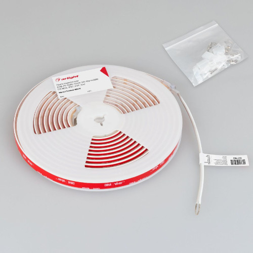 Светодиодная лента герметичная Arlight COB-PS-X480-12mm 24V Warm3000 (15 W/m, IP67, CSP, 5m) 041783