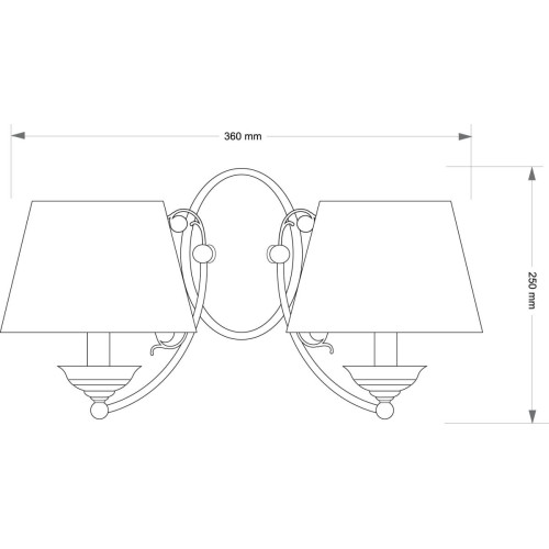 Бра Kutek Casamia Abazur CAS-K-2 (P/A)