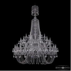 Подвесная люстра Bohemia Ivele Crystal 1402/24+12+6/460/XL-176/2d Ni