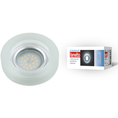 Встраиваемый светильник Fametto Luciole DLS-L110 GU5.3 CHROME/MATT CLEAR