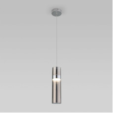 Подвесной светильник Eurosvet Lumen 50244/1 LED хром/дымчатый a061289