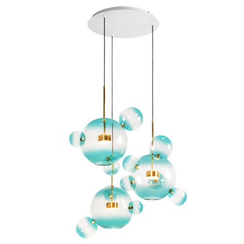 Подвесная люстра Loft IT Bolle 2027-D3 Blue