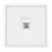 Механизм телефонной розетки Arlight SCT-NOBE-MTL1-SFPL-WH (RJ-11, 4C) (Белый кварц) 054300