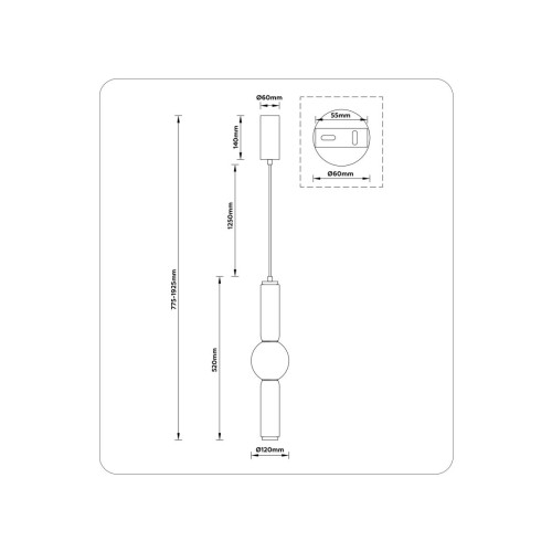 Подвесной светильник Ambrella Light High Light Modern LH11023