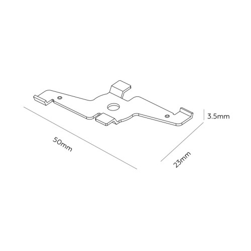 Крепеж потолочный для накладного магнитного шинопровода Ambrella Light Track System GL1995