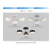 Люстра на штанге Ambrella Light Comfort LineTech FL4821