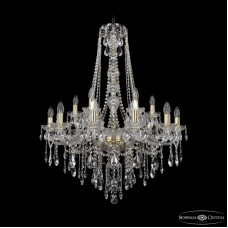 Подвесная люстра Bohemia Ivele Crystal 1415/12+6/300/h-108 G