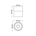 Накладной светильник Italline IT014-0201 white