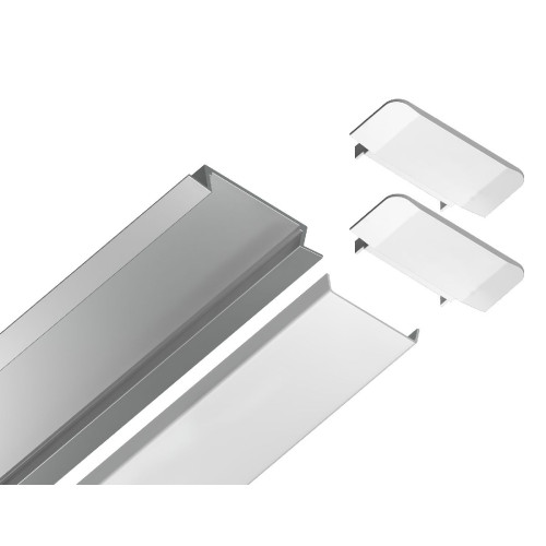 Алюминиевый встраиваемый профиль Ambrella Light Alum Profile GP1100AL