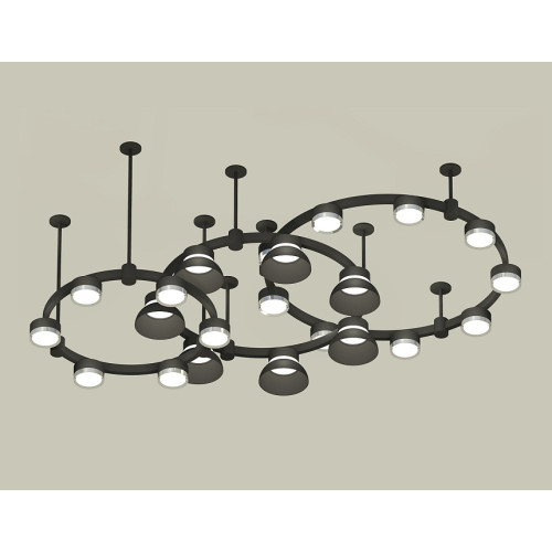 Комплект подвесного светильника Ambrella Light Techno Ring XR92222010 (A9222, A9227, C9233, C9242, C9238, C9232, N8141, N8118)