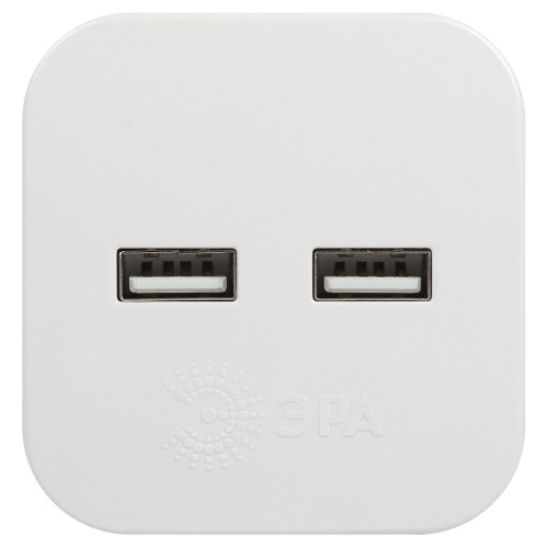 Разветвитель электрический Эра SP-2-USB-W Б0049531