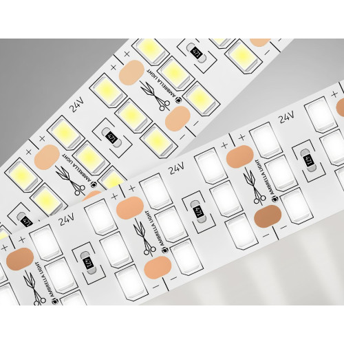 Светодиодная лента трехрядная Ambrella Light LED Strip 24В 2835 26Вт/м 4500K 5м IP20 GS3902