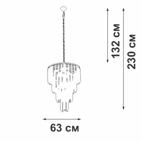 Подвесная люстра Vitaluce V5892-9/10 Подвесная люстра Vitaluce V5892-9/10