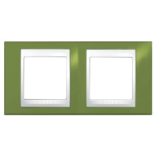 Рамка 2-постовая Schneider Electric Unica Хамелеон MGU6.004.866