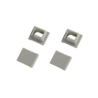 Набор заглушек Эра 0709-3 для профиля 0709 2шт глухие 2шт с отверстием