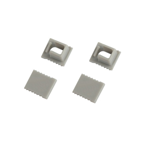 Набор заглушек Эра 0709-3 для профиля 0709 2шт глухие 2шт с отверстием