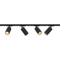 Комплект трековых однофазных светильников (4 шт.) Эра TR40-SET-4-1 BK Б0069390