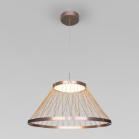 Подвесная люстра Eurosvet Cesta 40017/1 LED коричневый a069288