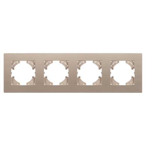 Рамка на 4 поста пластиковая Arlight FRM-PERIO-PL-4-GD 049761