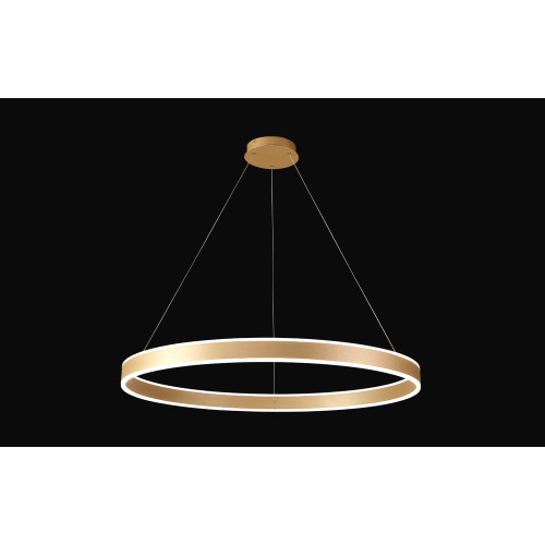 Подвесной светодиодный светильник Crystal Lux MUCHOS SP88W LED D1000 GOLD