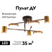Потолочная люстра Kink Light Рапис 07645-6D,19(20)