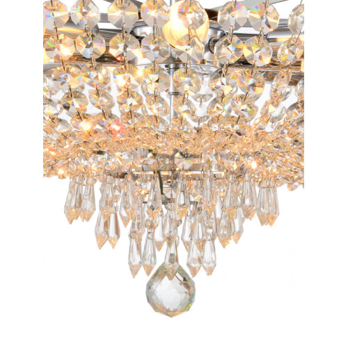 Люстра на штанге Natali Kovaltseva ROCOCO 81407/8C CHROME