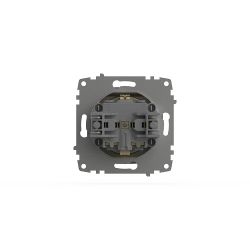Розетка с крышкой и заземлением ELBI Zena Vega 609-011400-218