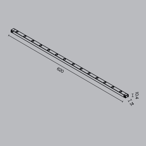 Трековый магнитный светильник Maytoni Points TR174-1-24WTW-M-B