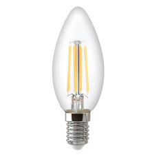 Лампа светодиодная филаментная Thomson E14 11W 4500K свеча прозрачная TH-B2072