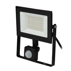 Прожектор светодиодный (UL-00007126) Uniel 30W ULF-F62-50W/6500K Sensor IP54 200-240В Black