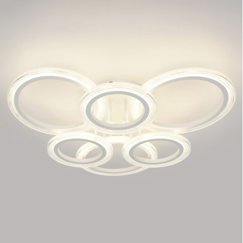 Потолочный светильник Эра Модерн Ring CLL-1-90W 3K-6,5K RC WH