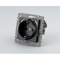 Механизм розетки с USB зарядкой Arlight SCT-MUAA-PL-BK-V (250V, 16A) 049819