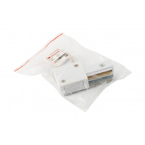 Коннектор L-образный Denkirs DK Track White TR1102-WH