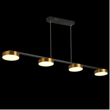 Подвесная люстра Natali Kovaltseva LED LAMPS 81101/4C GOLD BLACK