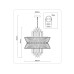 Подвесная люстра Ambrella Light High Light Crystal LH41017