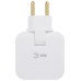 Разветвитель электрический Эра SPF-2-FL-USB поворотный на 2 розетки + 2USB 10А белый Б0069089