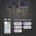 Люстра на штанге Eurosvet Notturno 60162/6 латунь Smart a065665