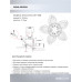 Потолочная люстра Seven Fires Arain SF5044/6C-WT-RGB