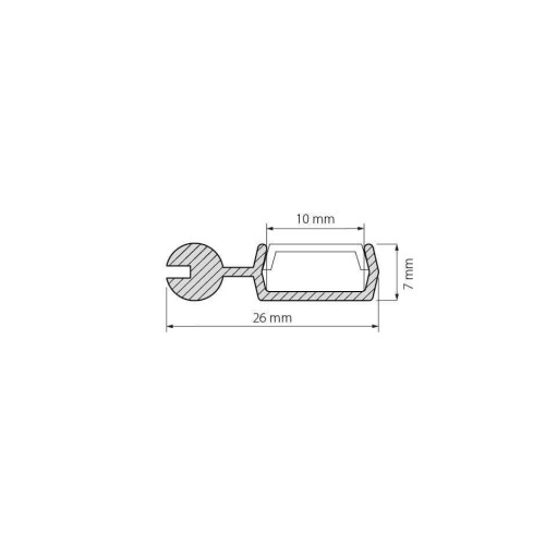 Профиль Arlight POLI-2000 ANOD 021738