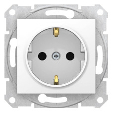 Розетка Schneider Electric Sedna с з/к со шторками 16A 250V SDN3001721