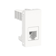 Розетка телефонная RJ12 одиночная Schneider Electric Unica Modular NU349118