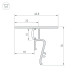 Профиль Arlight STRETCH-SHADOW-CEIL-2000 BLACK (A2-CONTOUR-PRO) 040703