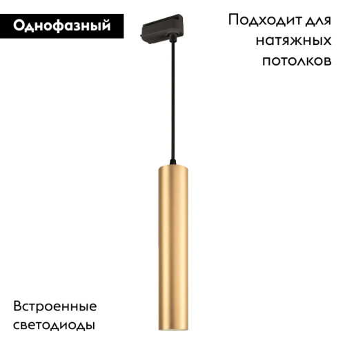 Трековый светильник Arlight LGD-Pipe-Track-Hang-2TR-R50-9W Warm3000 037433