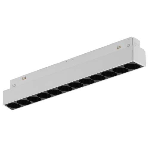 Трековый магнитный светильник iLedex Vision 4822-002-L235-12W-38DG-3000K-WH