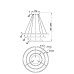 Подвесной светильник Maytoni Rim MOD058PL-L100W3K