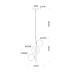 Подвесной светильник Arte Lamp Gemini A2243SP-3BK
